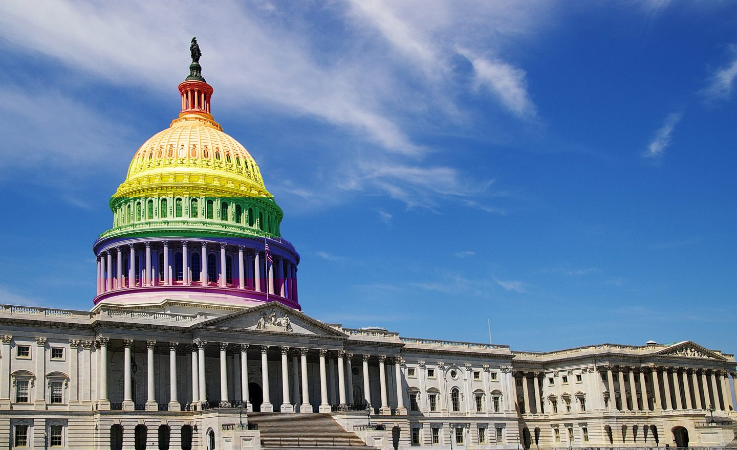 LGBT US Capitol dome