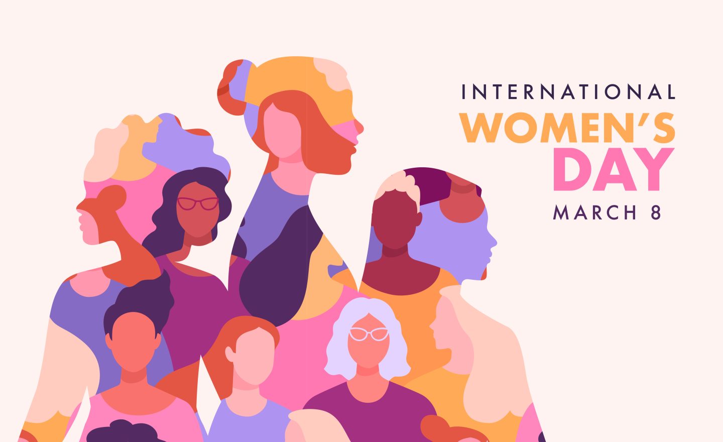 International Women’s Day banner concept.