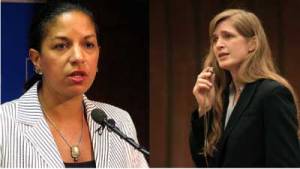 Susan Rice and Samantha Power
